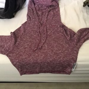 Gymshark purple lounge crop top- size S